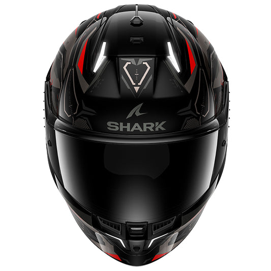 Shark Skwal I3 Linik Helmet KAR - Black / Anthacite / Red