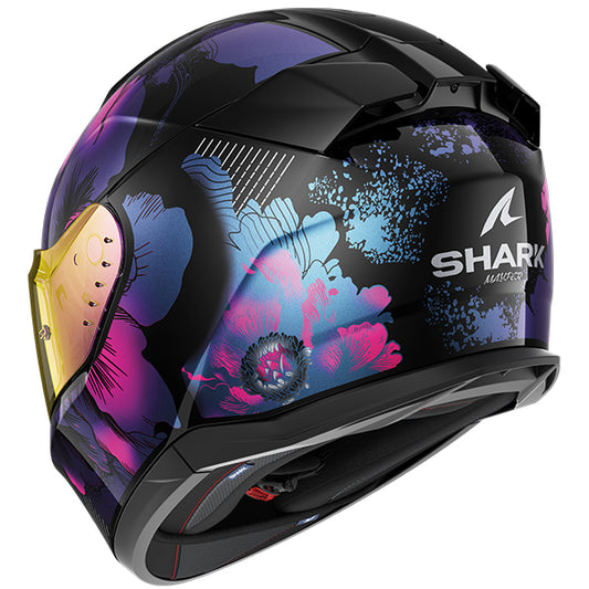 Shark D-Skwal 3 Mayfer Helmet KVX - Black / Violet