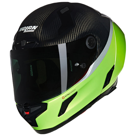 Nolan X-804 RS Doc 347 Helmet - Black / White / Impulse Green