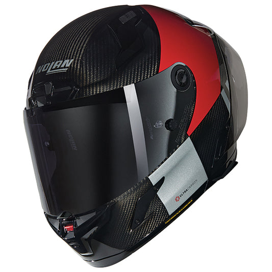 Nolan X-804 RS Combo Gara 351 Helmet - Black / Red