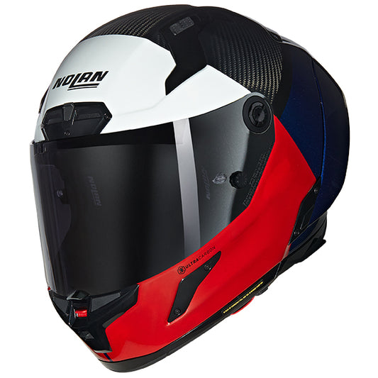 Nolan X-804 RS Blocco 348 Helmet - Black / Blue / Red