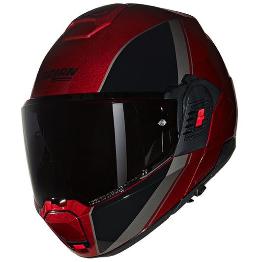 Nolan N120-1 Vern Speciale 344 Helmet - Red / Black