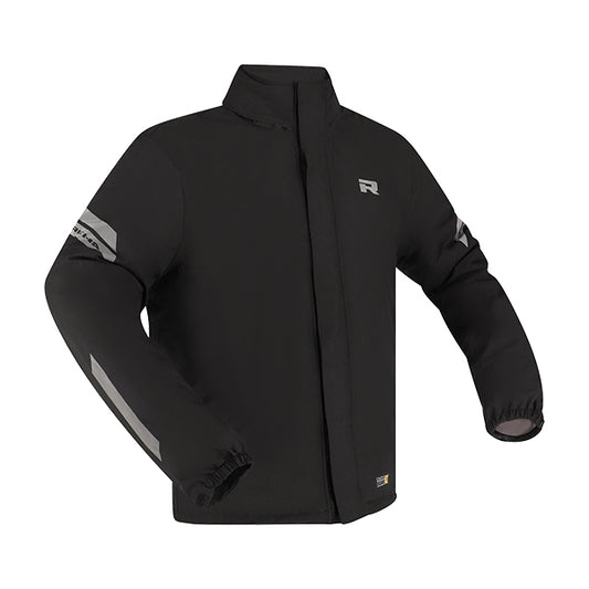 Richa Rain Stretch 2L Waterproof Over Hoodie - Black