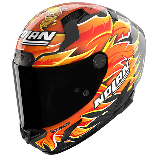 Nolan X-804 RS Replica Iannone 368 Helmet - Black / Orange