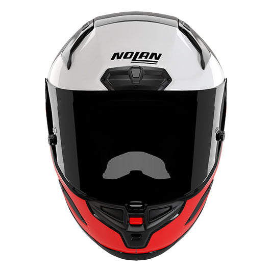Nolan X-804 RS Blocco 369 Helmet - Carbon / Grey / Red