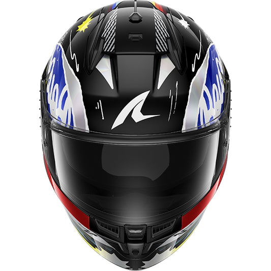 Shark D-Skwal 3 Streetrush Helmet KBU - Black / Blue / White