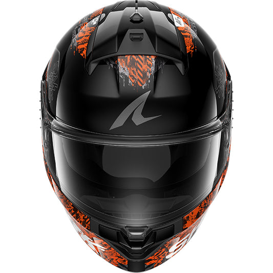 Shark Ridill 2 Speed-Vib Helmet - Black / Orange KAO
