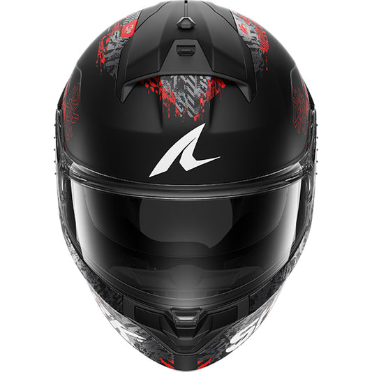 Shark Ridill 2 Speed-Vib Helmet - Black / Red KAR