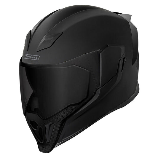 Icon Airflite Dark Helmet - Black