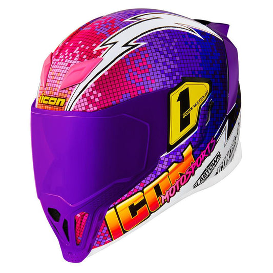 Icon Airflite Quarter Flash Helmet - Purple