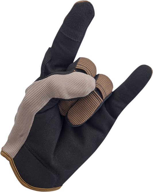 Biltwell Moto Gloves - Coyote / Black