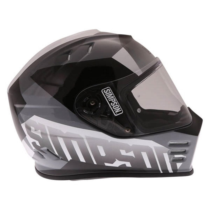 Simpson Venom Army Helmet - White - Ex Display