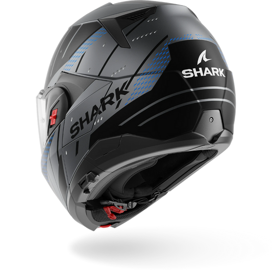 Shark OXO Rydger Helmet Mat ABK - Matt Anthracite / Blue / Black