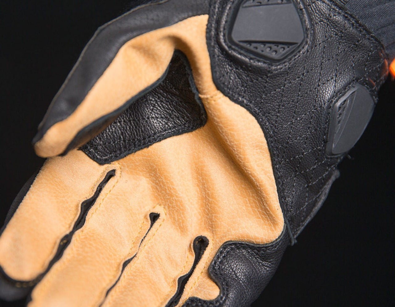 Icon Hypersport Short Gloves - Black
