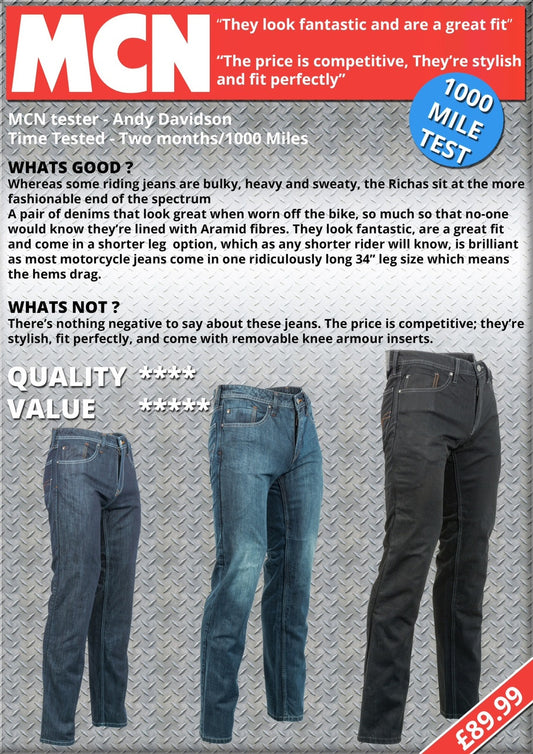 Richa Hammer Jean MCN Review