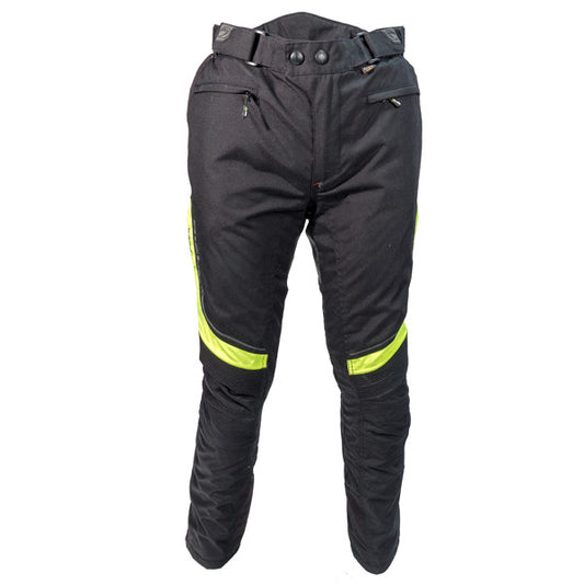 Richa Colorado Textile Trousers - Black / Flou Yellow
