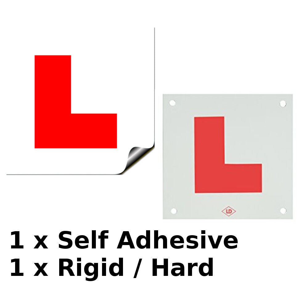 Rigid and Self Adhesive L Plate set