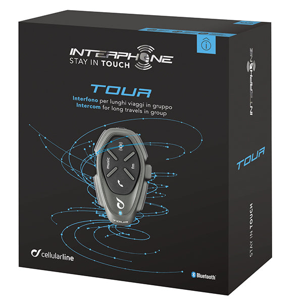 Interphone Tour HD Bluetooth Intercom - Single Pack