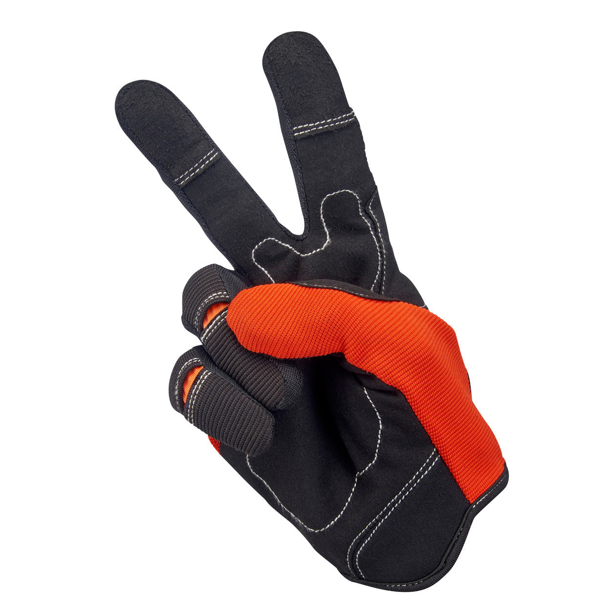 Biltwell Moto Gloves - Orange / Black