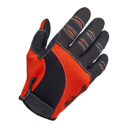 Biltwell Moto Gloves - Orange / Black