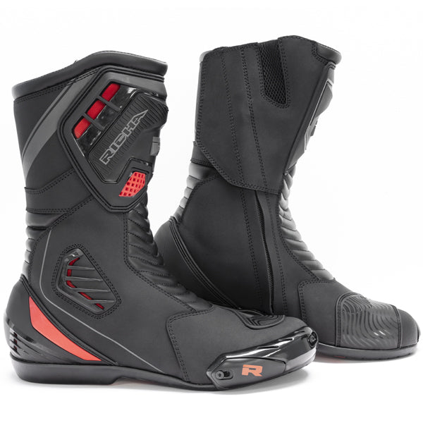 Richa Drift Evo Waterproof Boots - Black / Red / Grey