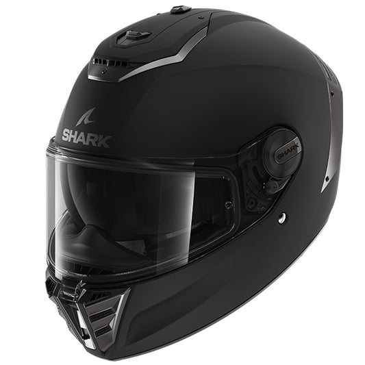 Shark Spartan RS Blank Helmet Mat KMA - Matt Black