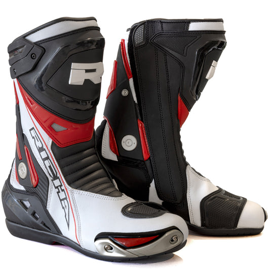 Richa Blade Waterproof Boots - Black / White / Red