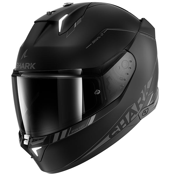 Shark Skwal I3 Blank Helmet MAT KAK - Matt Black