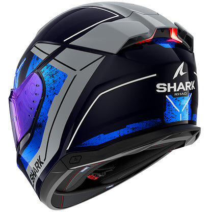 Shark Skwal I3 Rhad Helmet BUS - Blue / Chrome / Silver