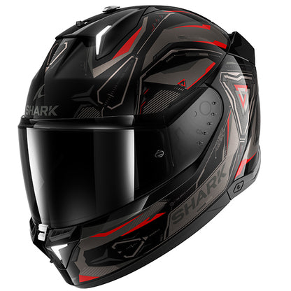 Shark Skwal I3 Linik Helmet KAR - Black / Anthacite / Red