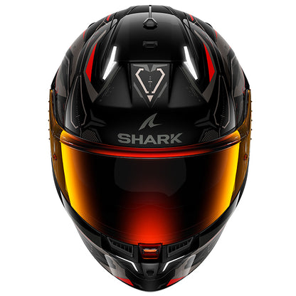 Shark Skwal I3 Linik Helmet KAR - Black / Anthacite / Red
