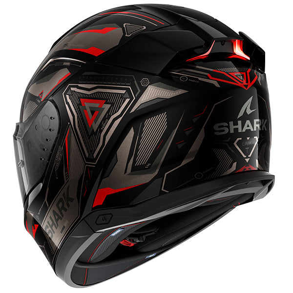 Shark Skwal I3 Linik Helmet KAR - Black / Anthacite / Red