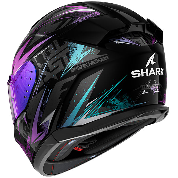 Shark D-Skwal 3 Blast-R Helmet KGX - Black / Green