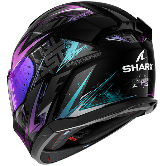Shark D-Skwal 3 Blast-R Helmet KGX - Black / Green