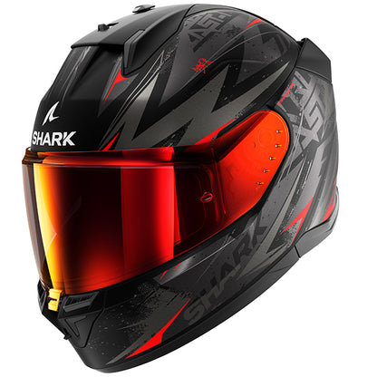 Shark D-Skwal 3 Blast-R Helmet Mat KAR - Matt Black / Red