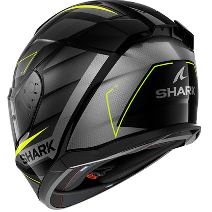 Shark D-Skwal 3 Sizler Helmet KAY - Black / Anthracite / Yellow