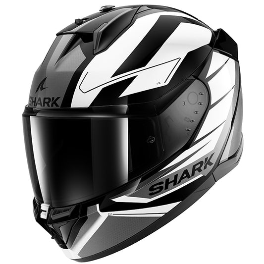 Shark D-Skwal 3 Sizler Helmet KWA - Black / White