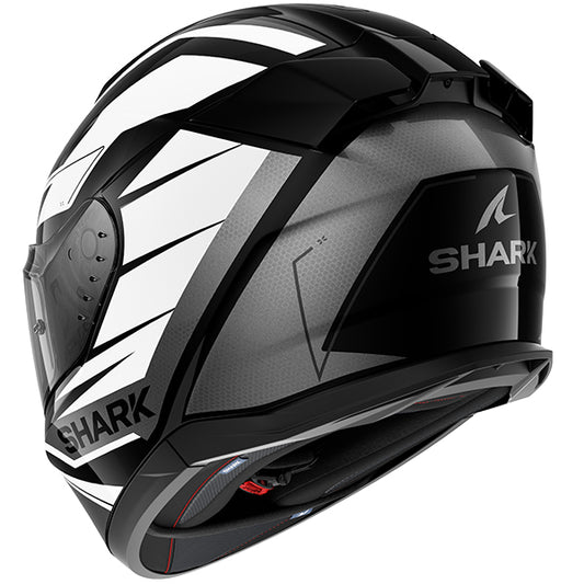 Shark D-Skwal 3 Sizler Helmet KWA - Black / White
