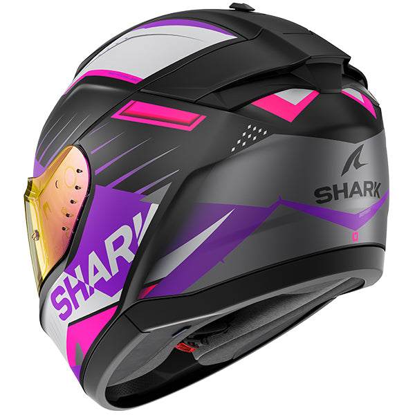 Shark Ridill 2 Bersek Helmet - Mat Black / Pink KVV