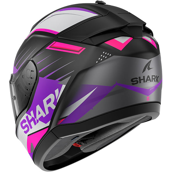 Shark Ridill 2 Bersek Helmet - Mat Black / Pink KVV