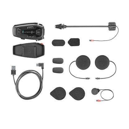 Interphone UCOM8R Bluetooth Intercom pack contents