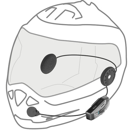 Interphone UCOM6R full face helmet mounting