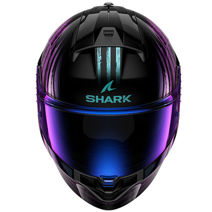 Shark Ridill 2 Assya Helmet - Black / Purple KXK