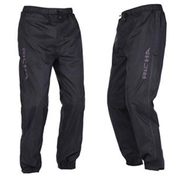 Richa Side Zip Rain Trousers - Black