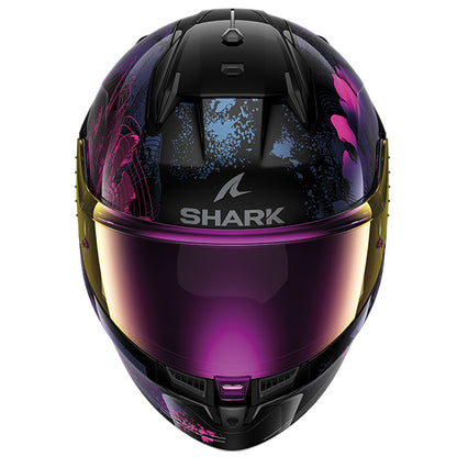 Shark D-Skwal 3 Mayfer Helmet KVX - Black / Violet