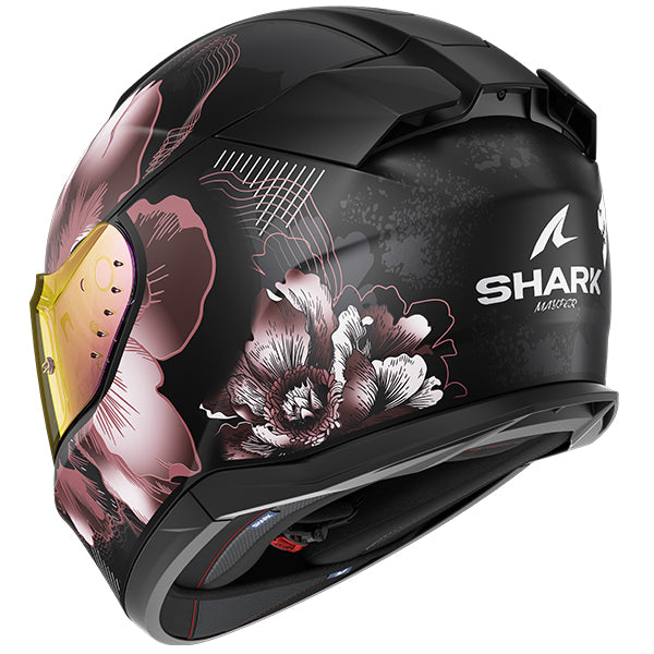 Shark D-Skwal 3 Mayfer Helmet Mat KVQ - Matt Black / Pink