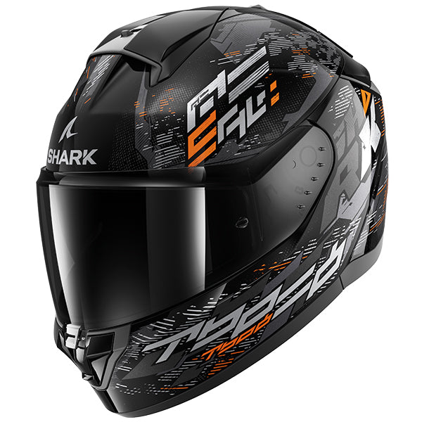 Shark Ridill 2 Molokai Helmet - Black / Orange KSO