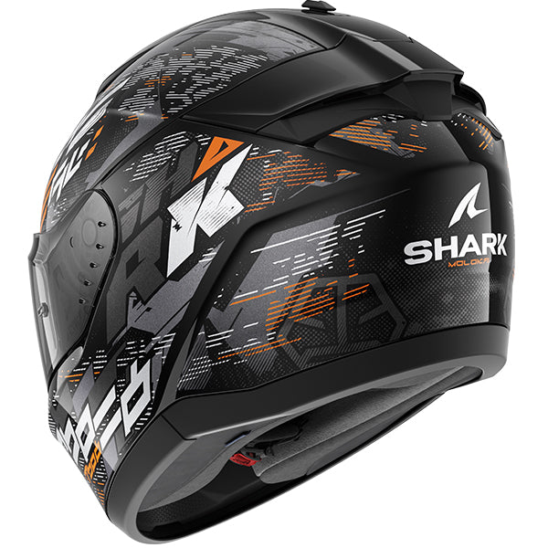 Shark Ridill 2 Molokai Helmet - Black / Orange KSO