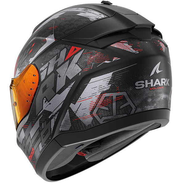 Shark Ridill 2 Molokai Helmet -  Matt Black / Red KAR