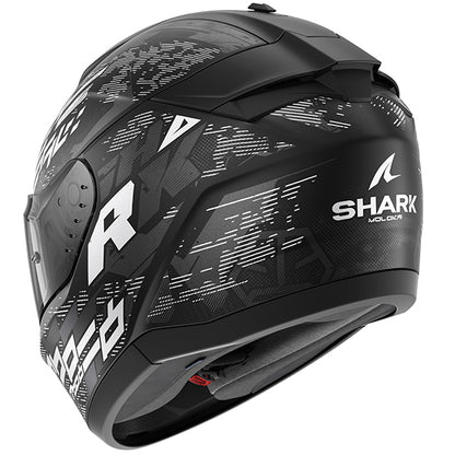 Shark Ridill 2 Molokai Helmet -  Matt Black / White KWS